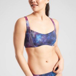 NWT Athleta Tie Dye Supernova Entwined Bikini Top (32D/DD)